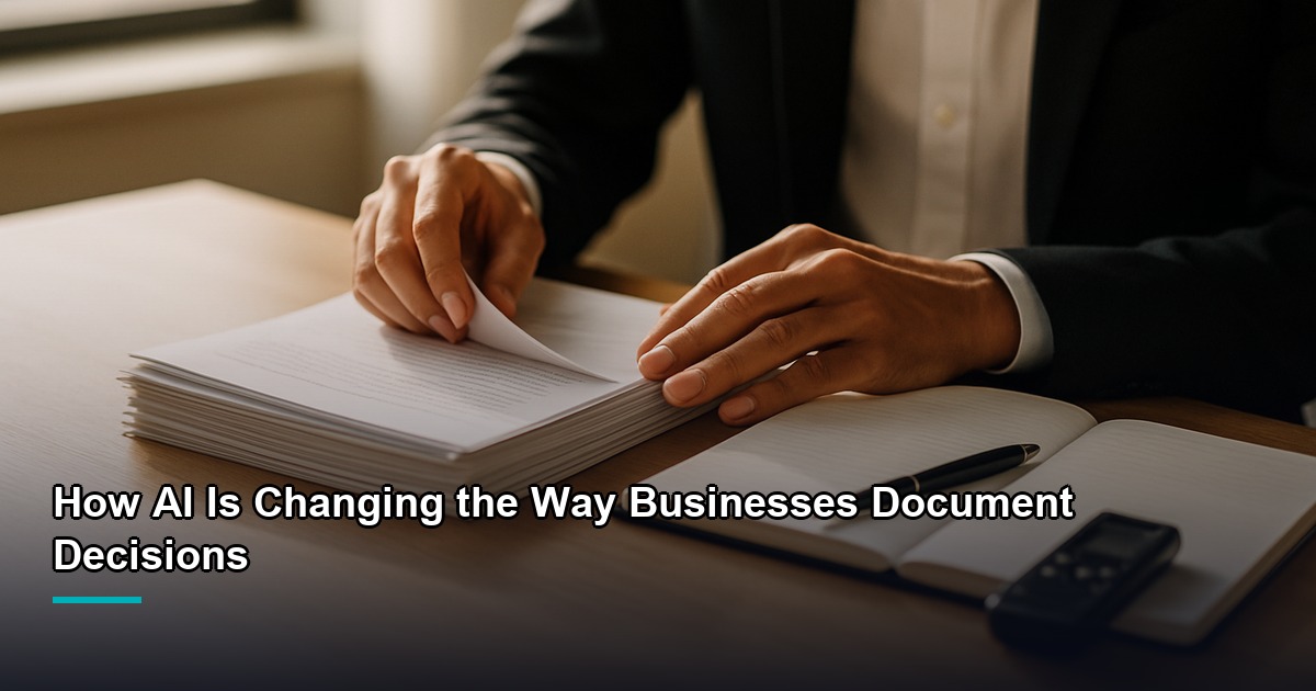 How AI Is Changing the Way Businesses Document Decisions — Owll Translator