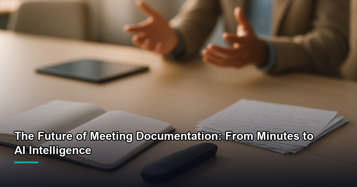 The Future of Meeting Documentation: From Minutes to AI Intelligence — Owll Translator